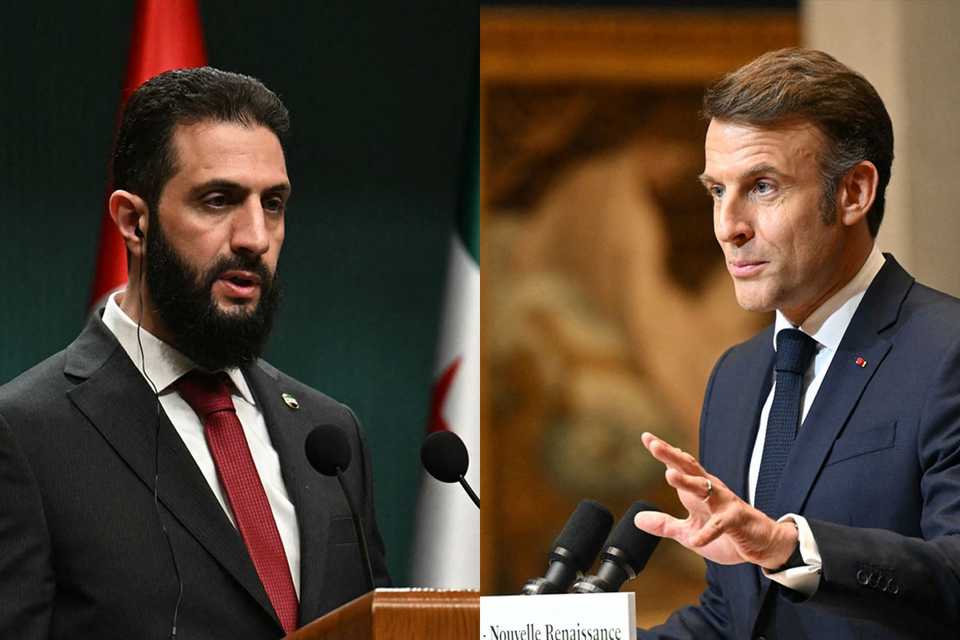ئەحمەد شەرع سەردانی فەرەنسا دەکات