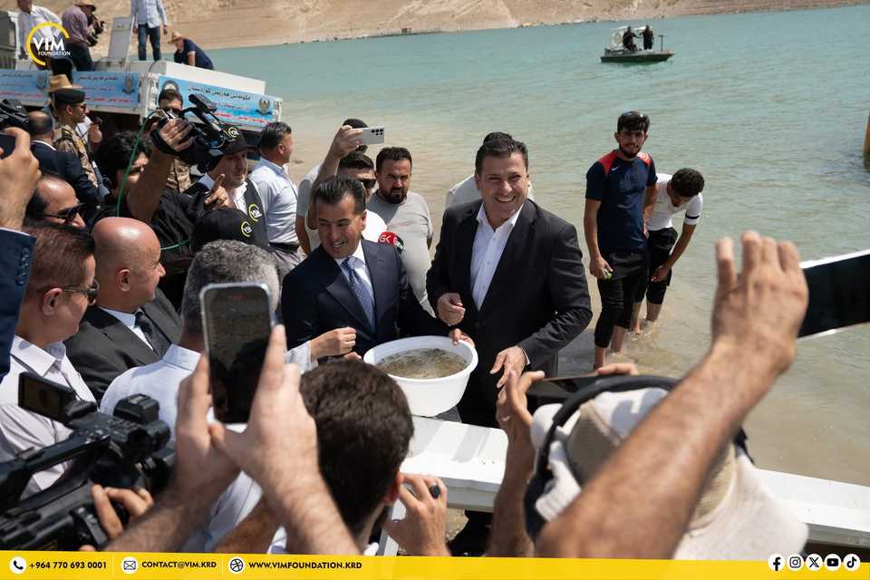 هەڵمەتی دانان و ڕۆکردنی پەنجەماسی لە بەنداوی دوکان بەڕێوە چوو
