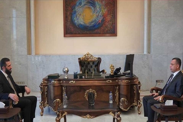 کۆبوونەوەی سه‌رۆكی ده‌زگای هه‌واڵگریی عێراق و ئەحمەد شەرع 