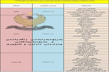 لیستی مووچەی مانگی ئایاری فەرمانبەران و مووچەخۆرانی هەرێمی کوردستان بڵاوکرایەوە